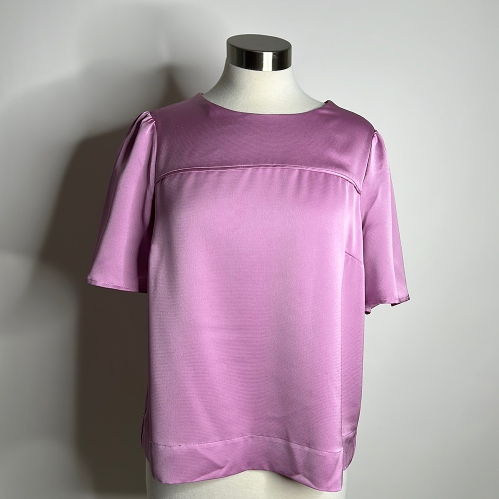 J.‎ CREW Flutter Sleeve Blouse Sz 10